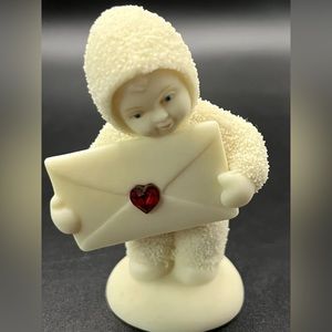 New in Box❗️Department 56 Snowbabies - “Extra Special Delivery” January garnet
